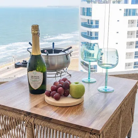 Cb1528 | Balcón Lounge Vista Al Mar 15 Piso Cartagena