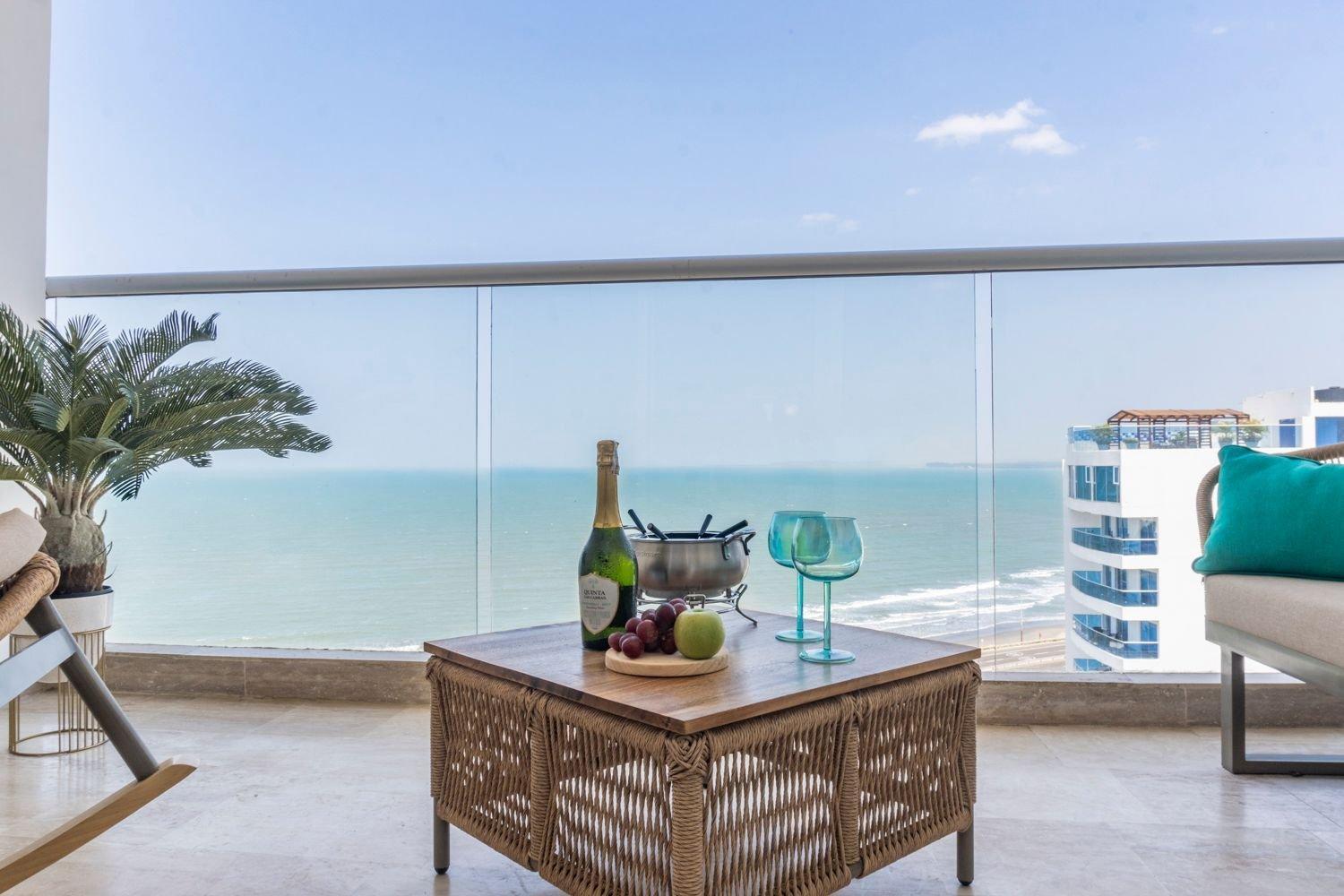 Apartamento Cb1528 Hermosa - Loft Frente Al Mar Crespo