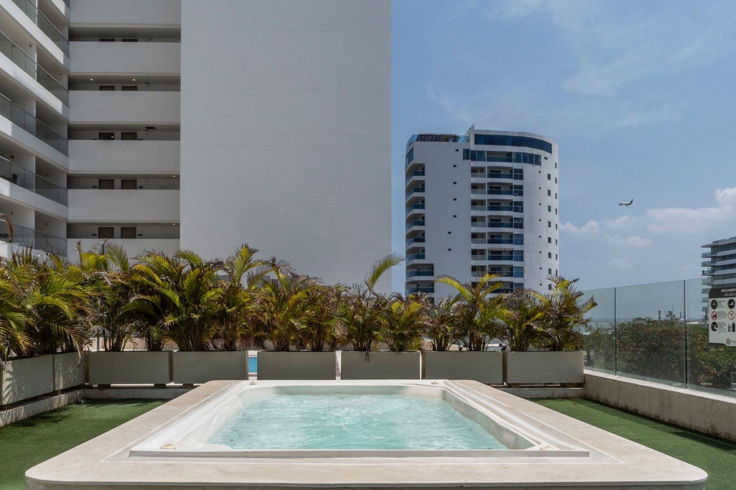 Cb1528 Hermosa - Loft Frente Al Mar Crespo Apartamento Cartagena