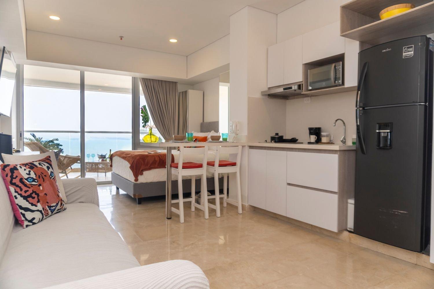 Cb1528 Hermosa - Loft Frente Al Mar Crespo Apartment *