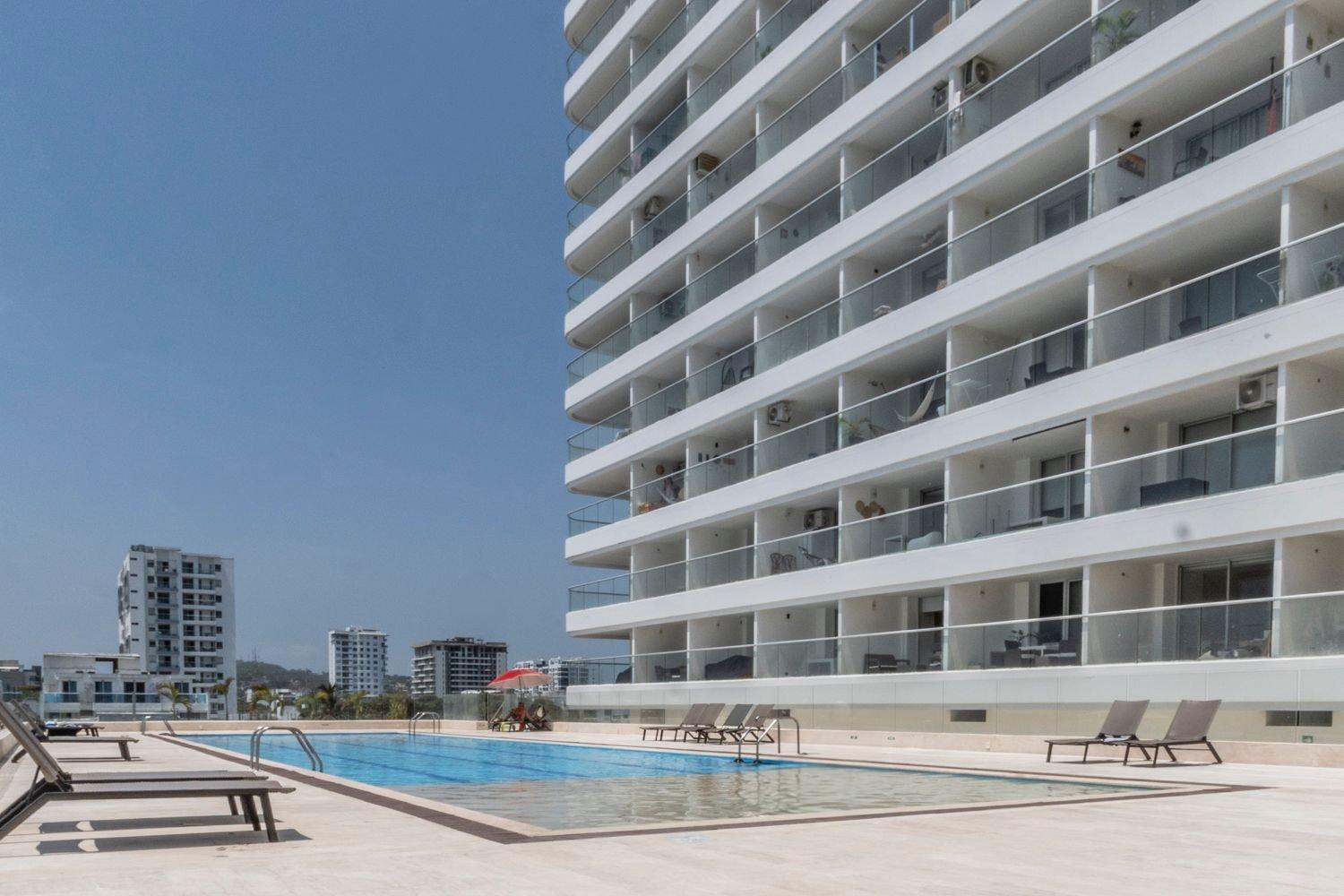 Apartment Cb1528 Hermosa - Loft Frente Al Mar Crespo Cartagena